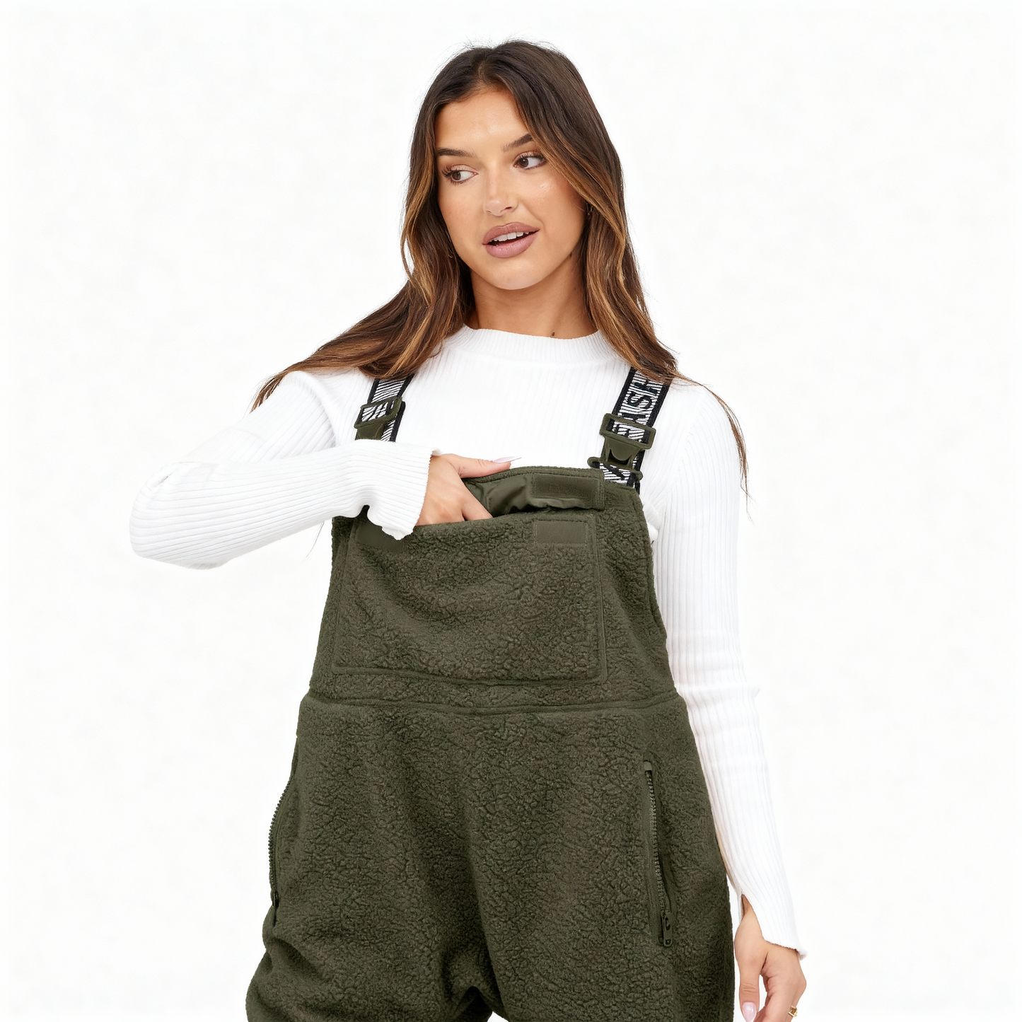 Women's Fleece Overall Pants